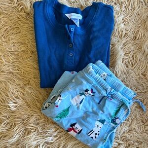 Boys or girls flannel pajamas the Company Store new without tags sz Lg